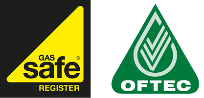 Gas Safe Register & OFTEC Certified Logos