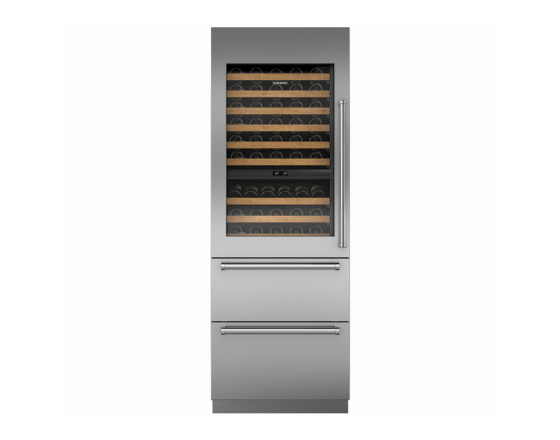 Sub-Zero Wine Storage with Refrigerator Drawers 762mm